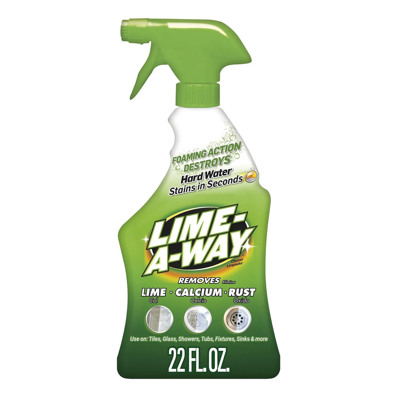 Lime-A-Way Lime Calcium Rust Cleaner, Turbo Foam, 22 Oz